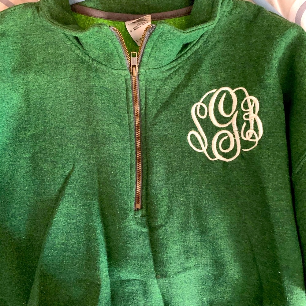Monogrammed sweatshirt